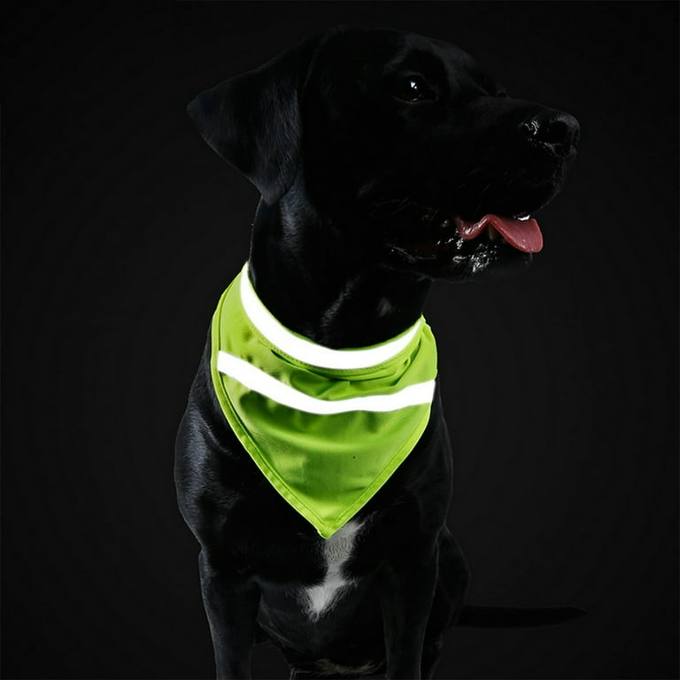 DYstyle Small Teacup Pet Dog Reflective Handkerchiefs Bib