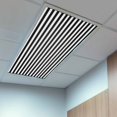 thumbnail image 2 of 1 Pack Black and White Stripes Fluorescent Light Covers for Ceiling Lights Geometric Modern Minimalist Nordic Style Magnetic Ceiling Light Covers Overhead Light Filters for Office Classroom Home, 2 of 9