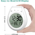 thumbnail image 5 of Reloj de Ducha Digital Resistente Al Agua, Reloj Temporizador de BañO, Reloj de Pared de Cocina Digital, Pantalla LCD, Formato de 12/24 Horas, 5 of 5