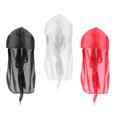 thumbnail image 3 of Durag Sombreros Zulema Seda Negro Blanco Rojo, 3 of 5