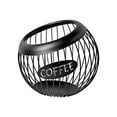 thumbnail image 1 of Support pour Dosettes de Café Panier de Rangement en Fer Forgé pour Comptoir Cuisine Bureaux Noir, 1 of 8