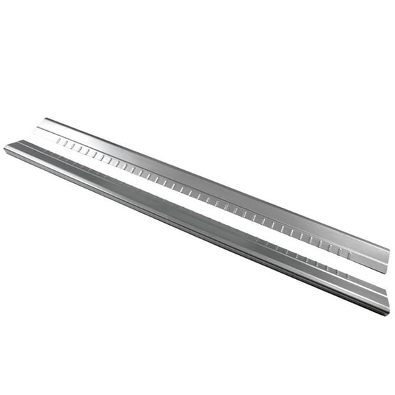 CROSSDESIGN Pair Slip On Rocker Panels Fit for Chevy Silverado GMC Sierra 1999-2007 Black