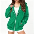 thumbnail image 3 of Tbopshirt Girls Hoodies Zip Up Long Sleeve Casual Hooded Jacket with Front Pocket for School Fall Outdoor Wear Jackets Tops Age: 5-15 Years, 3 of 8