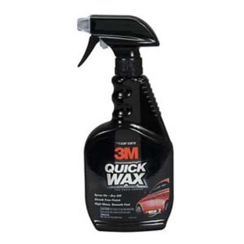 3M Quick Wax Car Auto Detail Streak Free Shine Wax 16 oz Bottle 39034