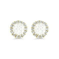 thumbnail image 2 of Gem Stone King 18K Yellow Gold Plated Silver Earring Jackets for 5mm Round Studs, 2 of 5
