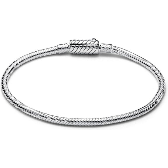 Pandora Moments Sliding Magnetic Clasp Snake Chain Bracelet