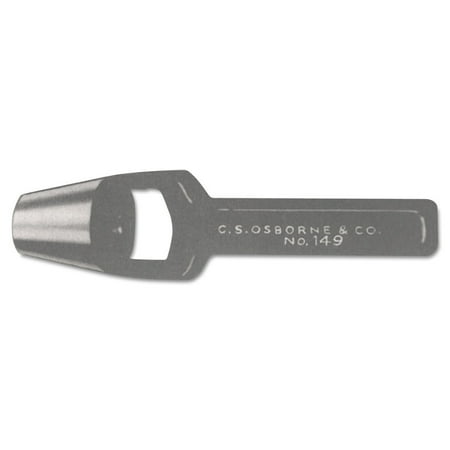 UPC: 0096685010205 | C.S. Osborne Arch Punches  1/2 in tip  Drop Forged Steel – 1 EA (565-149-1/2)