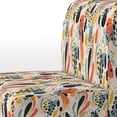 thumbnail image 4 of Designart "Cheetha Floral Pattern I" Upholstered Modern & Contemporary Accent Chair and Geometric Arm Chair - Multiple Color & Pattern, 4 of 7