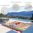 thumbnail image 3 of Red Gnomes Outdoor Rug for Patio/Deck/Porch, Non-Slip Large Area Rug 5 x 7 Ft, Spring Daisy Wildflowers Farmhouse Wooden Plank Indoor Outdoor Rugs Washable Area Rugs, Camping Rug Carpet Runner, 3 of 8