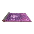 thumbnail image 2 of Ahgly Company Indoor Round Persian Purple Traditional Area Rugs, 5' Round, 2 of 4