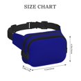thumbnail image 4 of Easygdp Navy Fanny Packs para Mujeres y Hombres, Bolsa de Cinturón, Bolsos de Cruz para Trabajo/Correr/Senderismo, 4 of 9