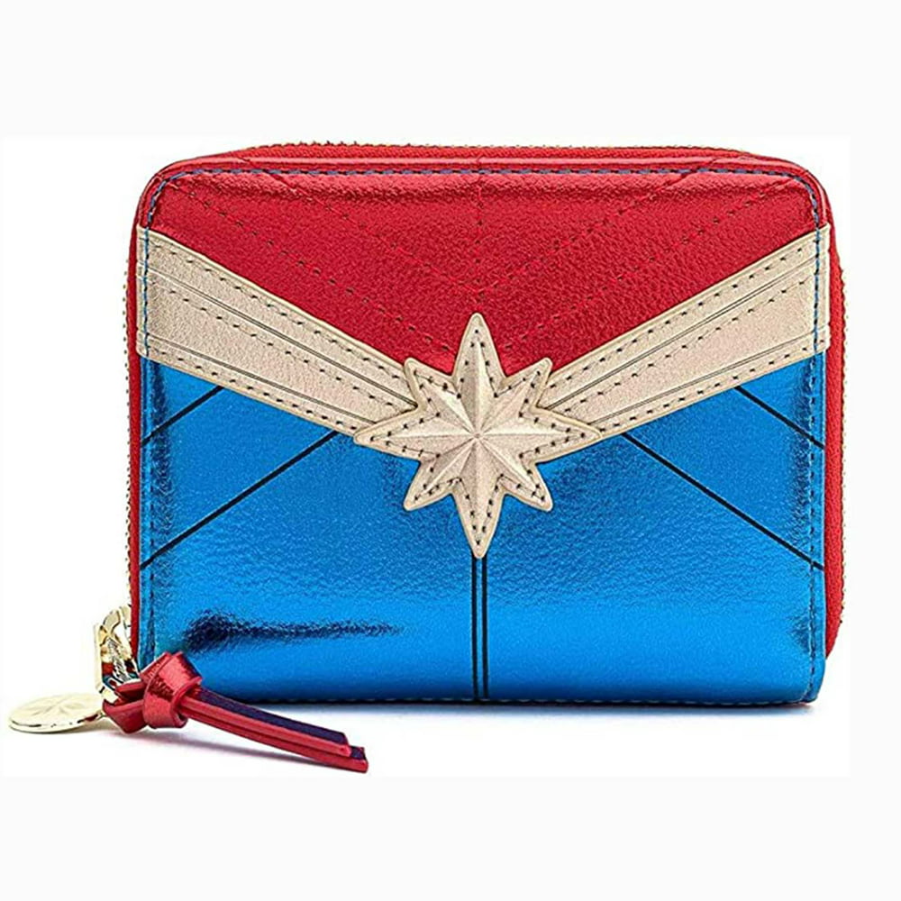 Loungefly - Loungefly Marvel Captain Marvel Classic Cosplay Zip Around ...