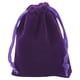 thumbnail image 1 of Bolsas de terciopelo MiniVelvPurple 1Pza Morado 7.2x9cm Terciopelo Bolsa Organza., 1 of 2