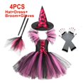 thumbnail image 3 of Disfraz de bruja de Halloween para niñas, disfraz de bruja malvada, disfraz de Purim, fiesta de carnaval, Navidad, vestido de tutú para niñas pequeñas, vestido de fiesta, 3 of 4