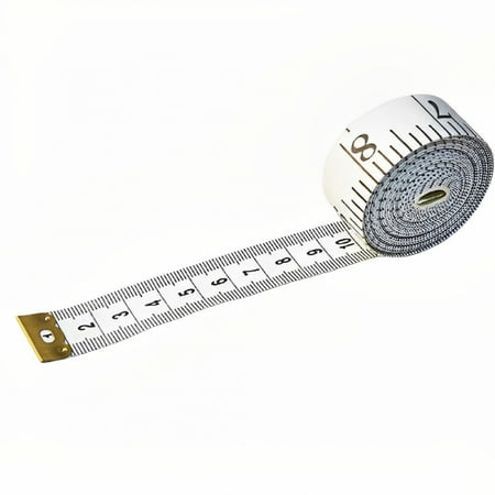 

2m Soft Tape Measure Clothing Tailor Measuring Ruler White Waist Circumference Craft Measuring Ruler