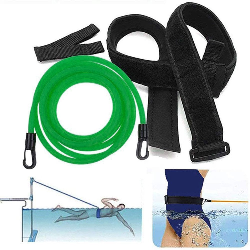 Prolriy Swim Training Belts Swim Bungee Cords Resistance Bands Swim