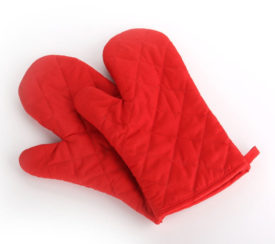Oven Mitts And Potholders And Oven Mitts Cotton Lining Heavy Duty Cooking Gloves Slip Resistant 
