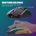 thumbnail image 4 of Biwat K84 Wireless Keyboard and Mouse Combo, RGB Backlit Rechargeable Battery, 75% Layout 84 Keys TKL Ultra Compact Gaming Keyboard & Lightweight 3200 DPI Honeycomb Optical Mouse (Black), 4 of 4