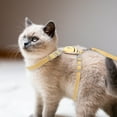 thumbnail image 5 of Unique Bargains Cat Harness and Leash Set Adjustable Kitten Harness for Cats M Yellow, 5 of 6