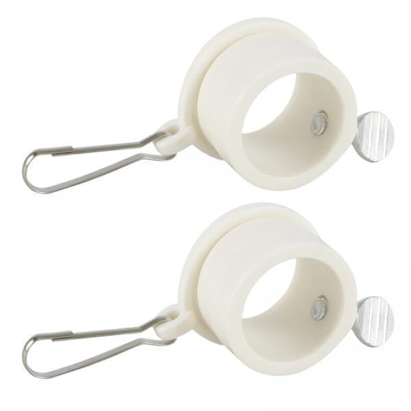 Anillos de montaje de asta de bandera,Anillos de montaje de asta de bandera giratoria de plástico,Anillos de montaje de asta de bandera giratoria de 360 grados, de clip de asta de bandera Sharpla Anillos de montaje de asta de bandera