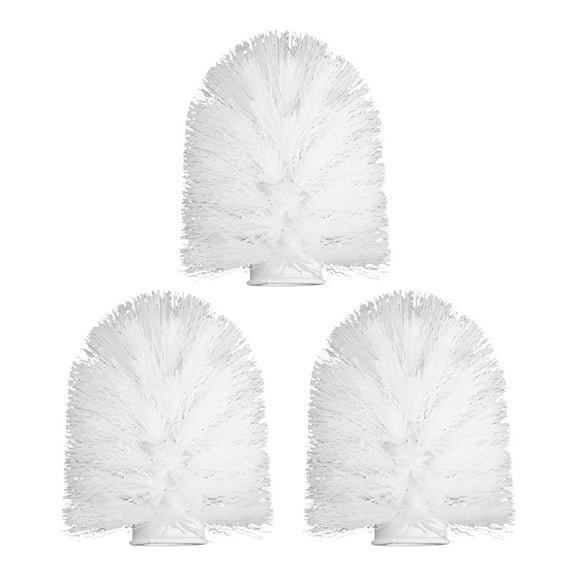 6 Pcs Toilet Replacement Brush Head Refill Bowl Cleaning Supplies Plastic Cleaner