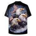 thumbnail image 4 of Yindaity 4th Of July T Shirts for Men American Flag USA 4th of July Men Women Boys Girls T-Shirt(Light Gray,3XL), 4 of 6