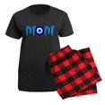 thumbnail image 5 of CafePress - MOM | Evil Eye Pajamas - Women's Short Sleeve Print T-Shirt and Pants Dark Cotton Pajama Set, 5 of 7