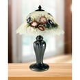 thumbnail image 2 of Dale Tiffany Hummingbird Flower Hand Painted Table Lamp, 2 of 2