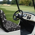 thumbnail image 6 of Pzuqiu Stars Golf Cart Seat Covers Seat Kit All Seasons, Washable, Suitable for Golf Cart Seats, Fit for 2 Person Seats Golf Carts, 6 of 9