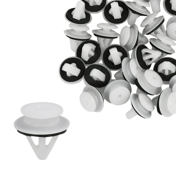 30pcs Nylon Door Trim Panel Retainer Clips with Sealer G18K-51-SJ3 for Mazda CX-7 CX-9 MPV RX-8 Miata