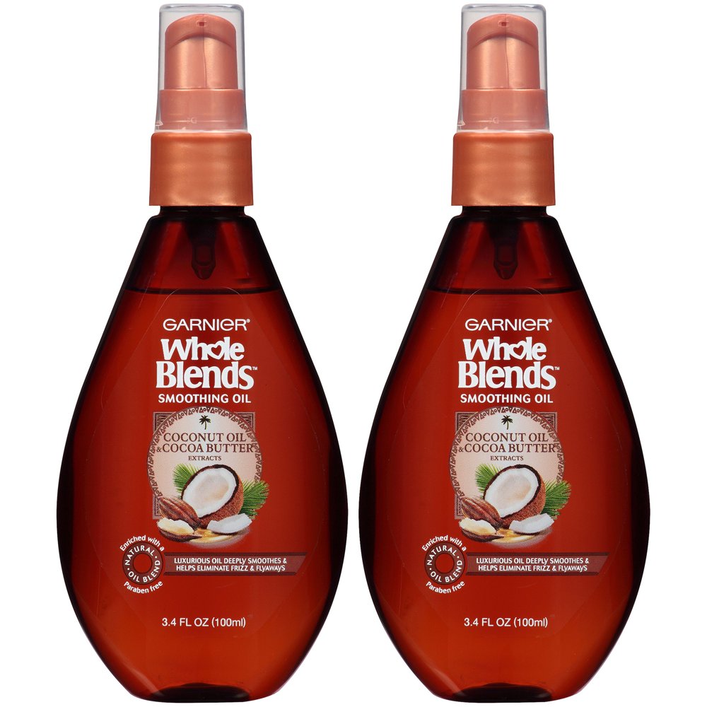 Garnier Whole Blends Smoothing Oil with Coconut Oil & Cocoa Butter