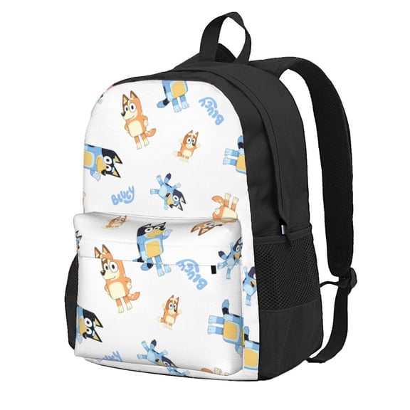 Kowoue Bluey Pattern Backpack – Stylish and Comfortable Casual Large Capacity Backpack, Adjustable Shoulder Bag for School, Travel