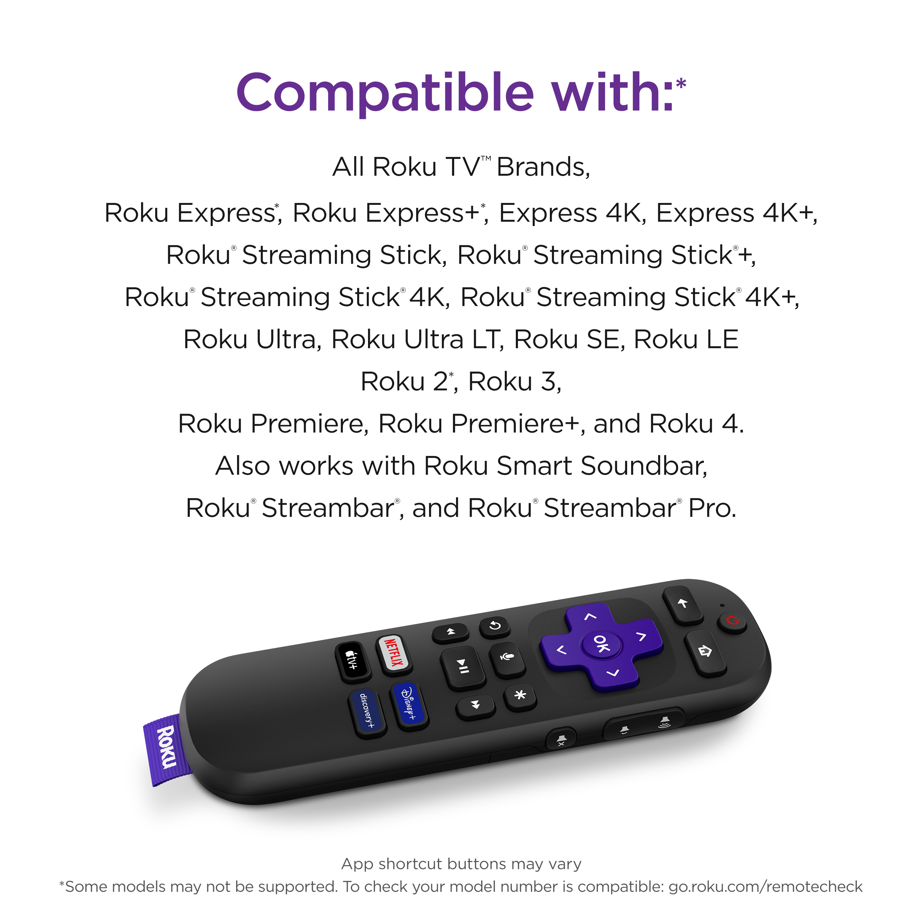 Roku Voice Remote with Voice Control and Channel Shortcuts photo 4