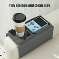 thumbnail image 4 of YIMWNYI Sofa Cup Shelf Tray for Drinks and Coffee, Silicone Coaster, Multi-functional Storage Box, Armrest Table, Spill-proof Design, Easy to Clean, Portable Use, 4 of 6