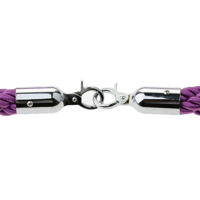 Reliable Queue Control Impact-resistant And And Barrier Queue Control Rope Barrier Rope Barrier Control Crowd Twisted Rope Green Purple