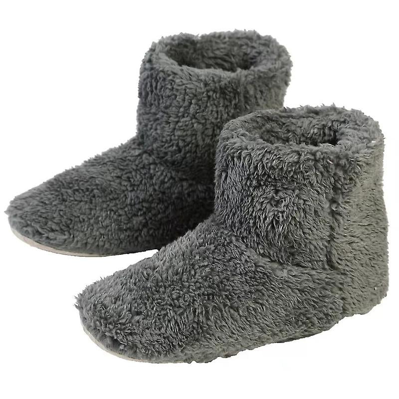 Women Faux Fur Slipper Boots Soft Plush Fleece Booties Thermal Slippers House Shoes Walmart