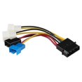 thumbnail image 1 of Gran 4 Pin a 4x2 Pin Cpu ventilador Pwm cable de deceleración control de temperatura cable de velocidad de caída, longitud: Afortunado Sencillez, 1 of 1