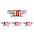 thumbnail image 1 of Señal de salida de emergencia TANLUX roja con luces de respaldo, 4 unidades, 1 of 7