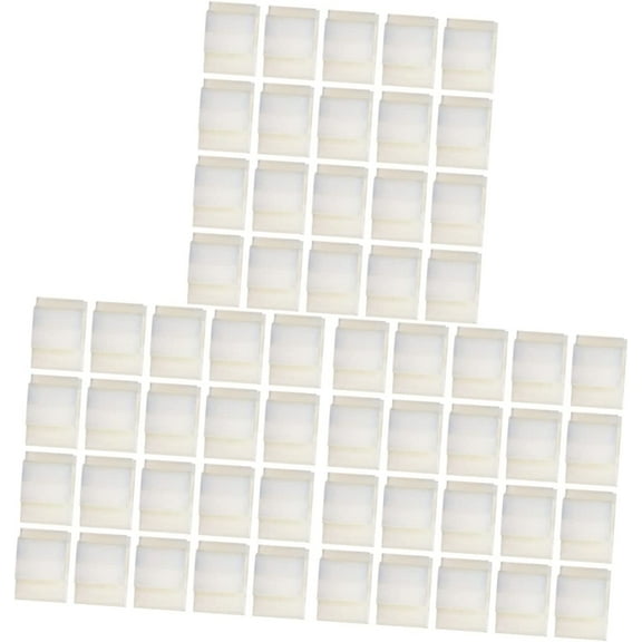 Ethernet Cable 150 pcs Double-sided Home Household Tapes Adhesive Use White with Management Wire Clamp Fixing Clips Plastic for - Light Self Fixer Tape Fixed Cable Car Mount