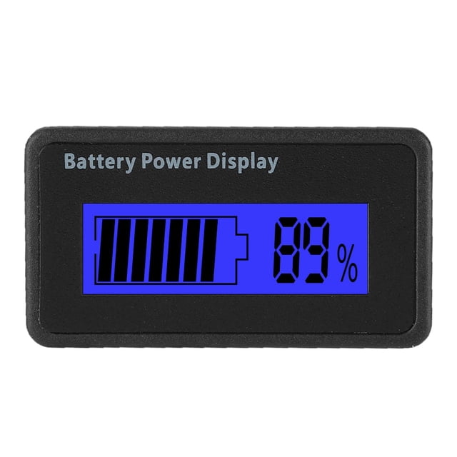 Battery Capacity Voltage Meter, GY-6H Battery Power Display Battery Capacity Voltage Meter for 12-48V Battery Capacity Indicator Tester Voltmeter