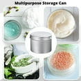 thumbnail image 7 of 60 Pcs Aluminum Cans, 4 oz Tin Container Metal Tin Can with Lid,  Small Refillable Can with Sticker & Marker for Lotion Bars Balm Salves Spices Tea Leaves Beads DIY Candle Making, 7 of 7