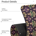 thumbnail image 4 of Yayeee Faucet Mat for Kitchen Sink 14.7" Diatomite Long Splash Guard Pad, Gold and Purple Floral Pattern, 4 of 7