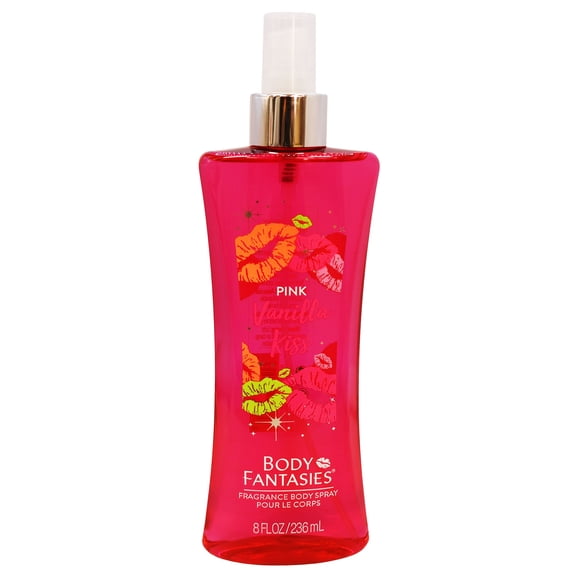 Body Fantasies Fragrance Body Spray Pink Vanilla Kiss Fantasy 8 Oz., Pack of 6