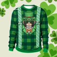 thumbnail image 2 of PMUYBHF Homme Hommes Chandails à Capuche Chandail Homme Printemps et Automne Grande Fleur Tout Imprimé Manches Longues Col Rond Sans Capuche Floral Tendance Mode Chandail de Base Chandails pour Hommes Chandails à Capuche à Fermeture Éclair 3X, 2 of 7