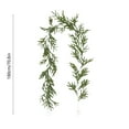 thumbnail image 2 of Evergreen Pine Garland Artificial Greenery Christmas Garland Real Touch Natural Cedar Garland Dining Table Fireplace Wall Decoration Christmas Decor, 2 of 6
