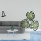 thumbnail image 2 of Escultura de pensador abstracto y hojas de palma, decoración de pared de madera, adorno creativo de mesa para dormitorio, estantería, baño, arte de la, 2 of 8