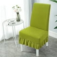 thumbnail image 6 of Kezqiaxn Chair Cushion Cover High Elasticity Universal Thickened Chair Seat Cover Set-Strong Elasticity Fresh and Contracted Color Kitchen Suit for Most Chairs Green, 6 of 6