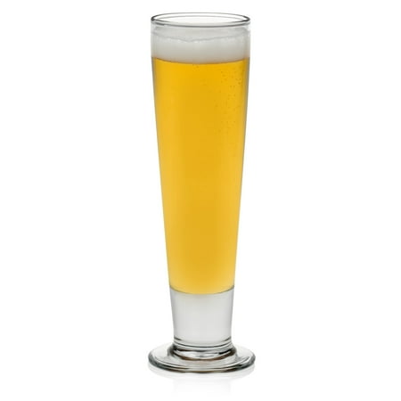 - Libbey Stockholm Pilsner Beer Glasses, Set of 4