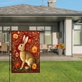 thumbnail image 3 of Amhnf Rabbit And Flowers Garden Flag For Home Outdoor Garden Yard Decor 12x18 inch, 3 of 5