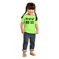 thumbnail image 3 of Newest Big Sis Sisters Older Sibling Youth T Shirt Tee Girls Infant Toddler Brisco Brands 3T, 3 of 5